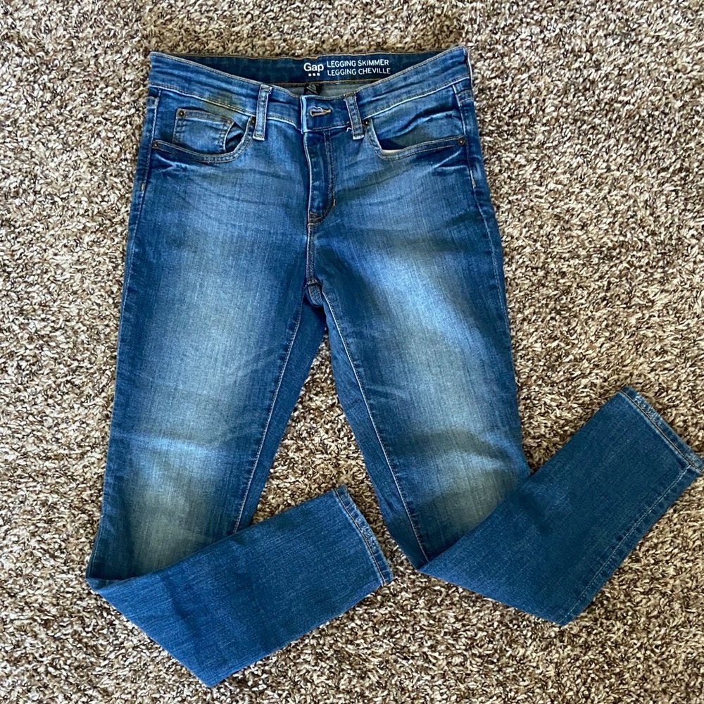 GAP Women's Classic Blue Jeggings